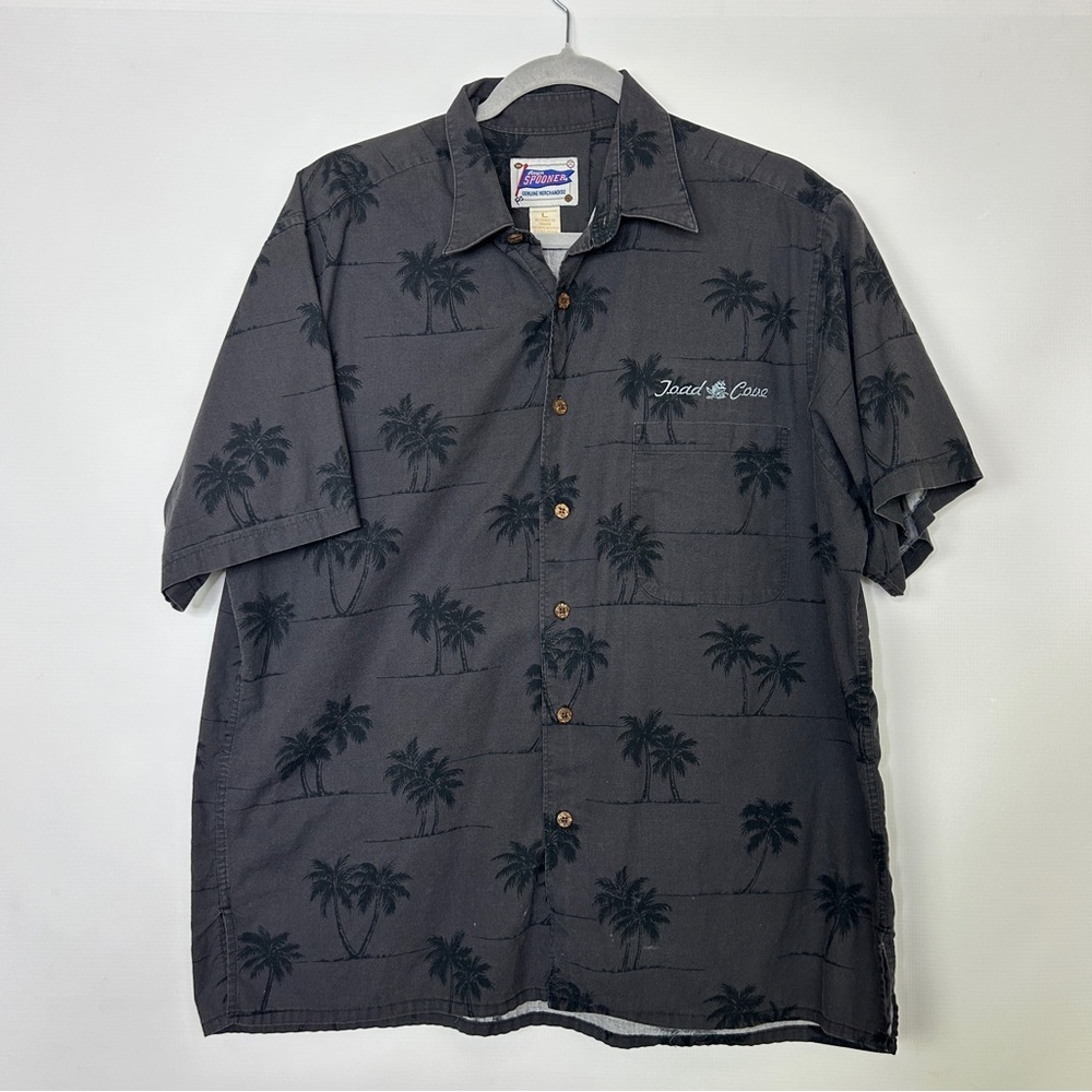 Reyn Spooner Men’s Hawaiian short Sleeve Button Down Size L